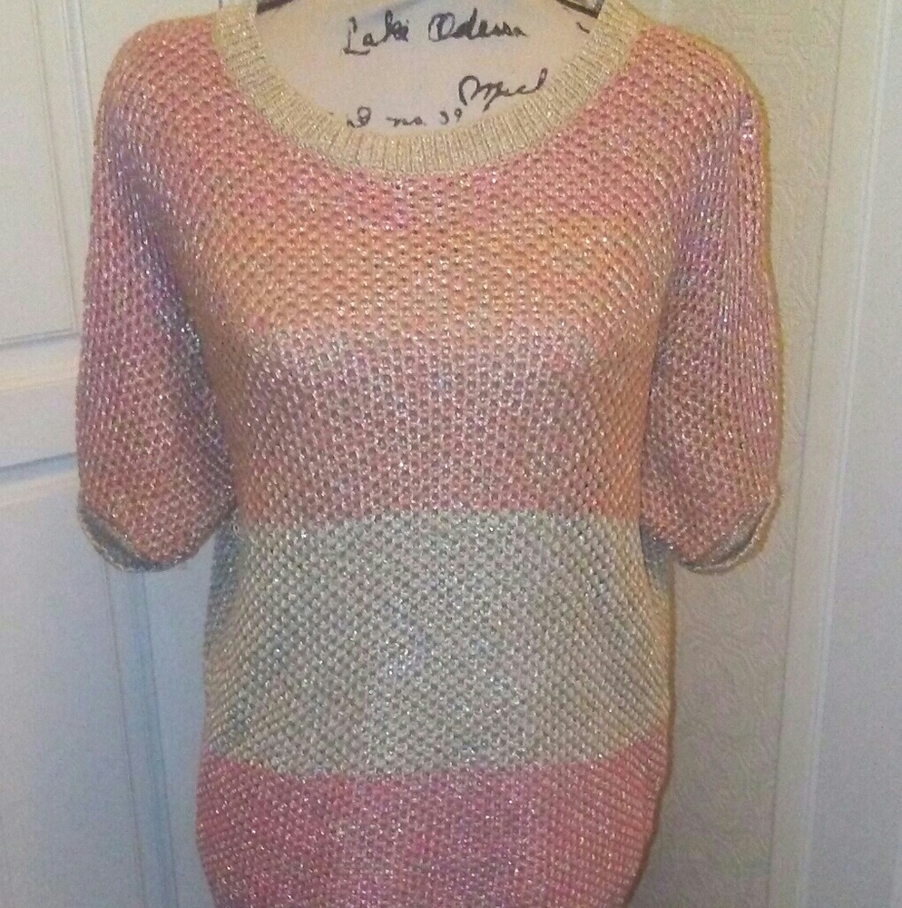 Chicos short sleeve sweater